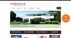 Desktop Screenshot of hausexperten.de